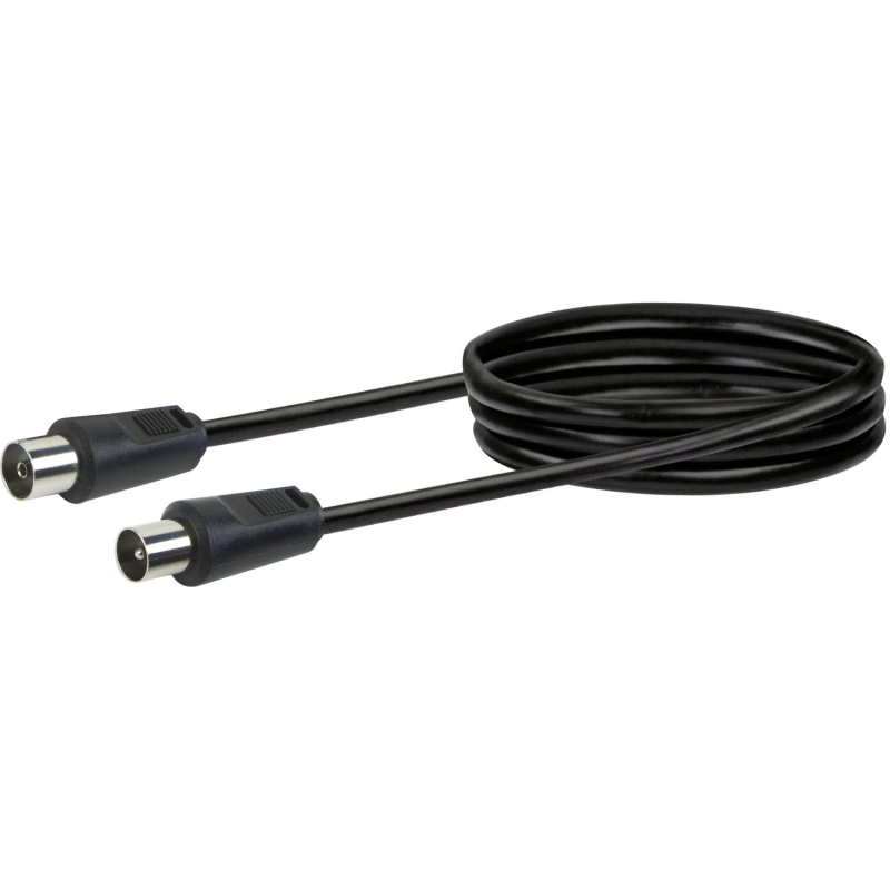 Schwaiger Anténní připojovací kabel 1,5 m černý