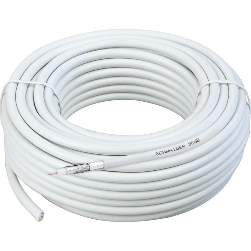 Schwaiger Satelitní koaxiální kabel 90 dB 30 m
