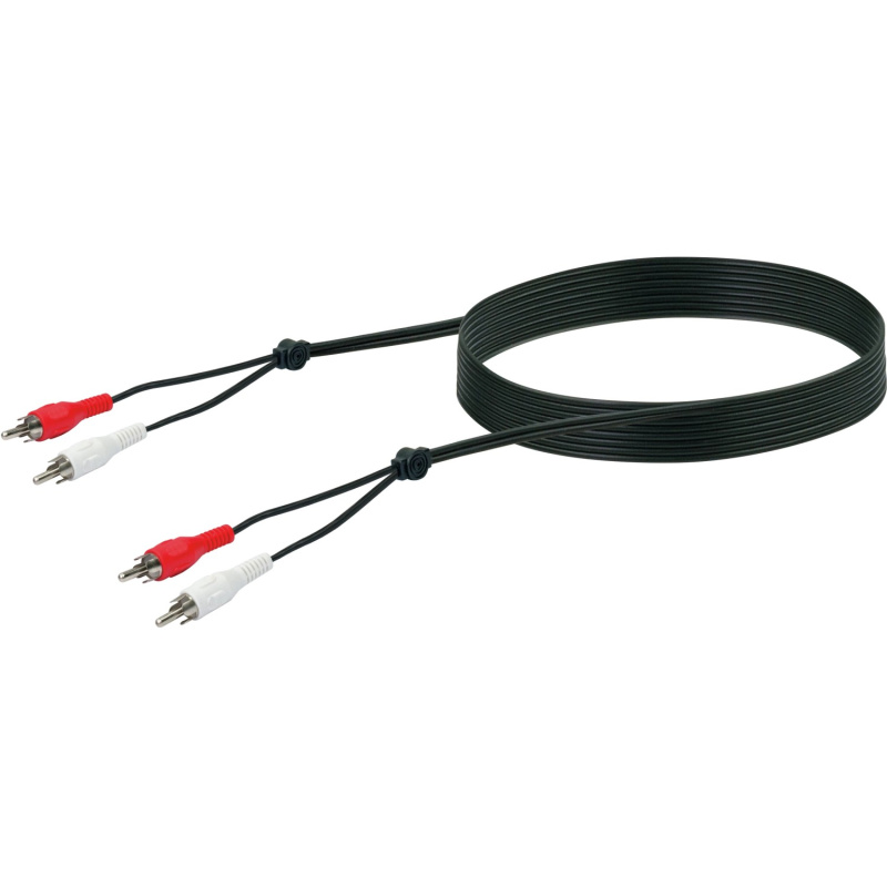 Schwaiger Propojovací audiokabel 2x2 CINCH, 1,5 m