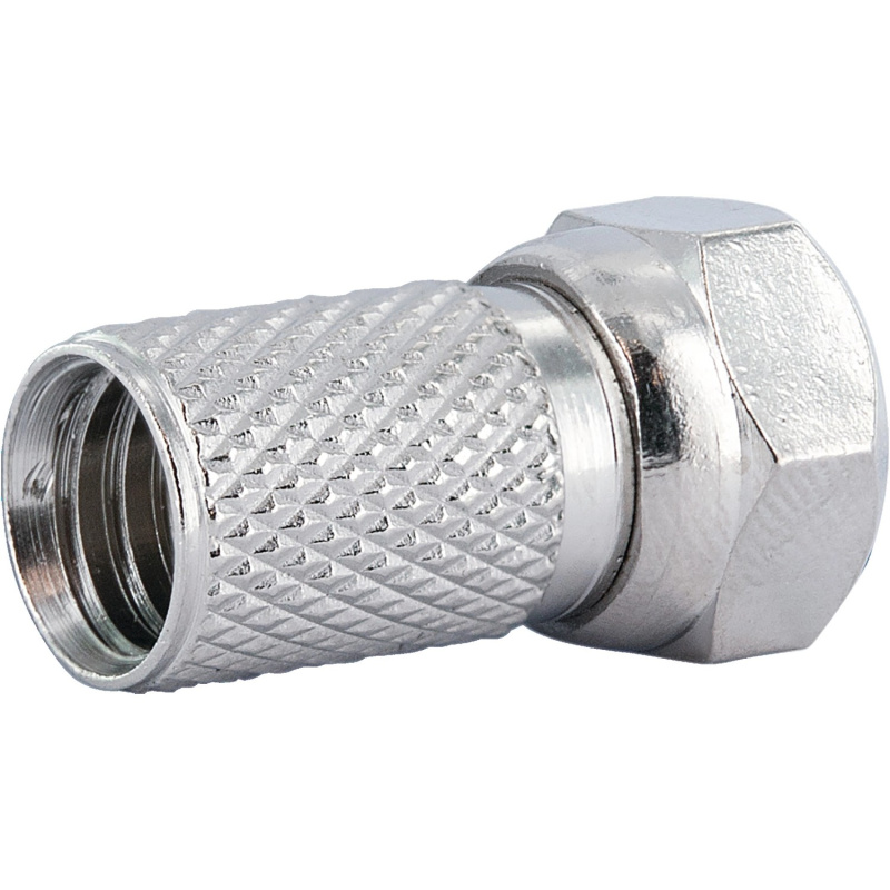 Schwaiger Šroubovací konektor F, pr. 8 mm, 4 ks