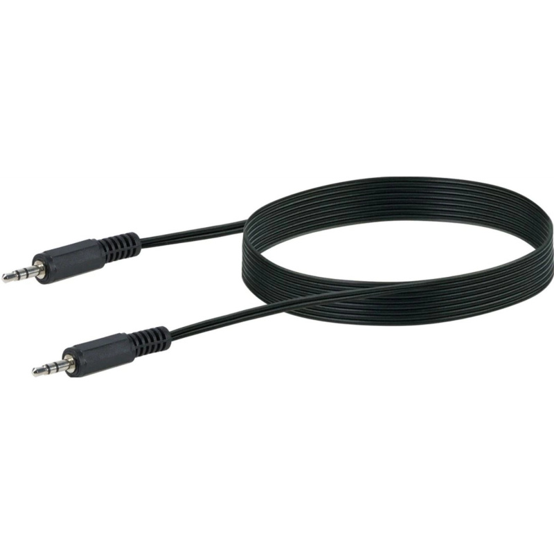 Schwaiger Audio propojovací kabel 3,5 mm jack zástrčka černý 1,5 m