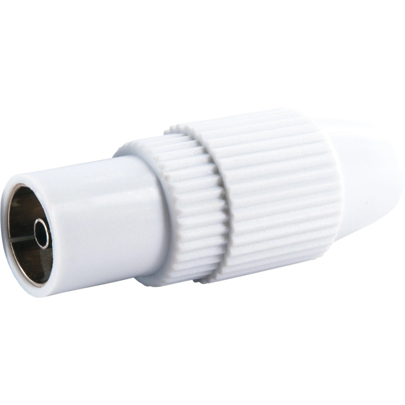 Schwaiger Koaxiální spojka bílá