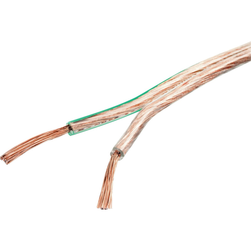 Schwaiger Kabel k reproduktoru 2x 1,5 mm2 transparentní 10 m
