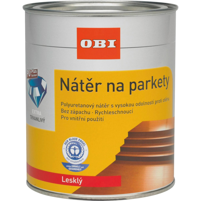 OBI Nátěr na parkety lesklý transparentní 375 ml