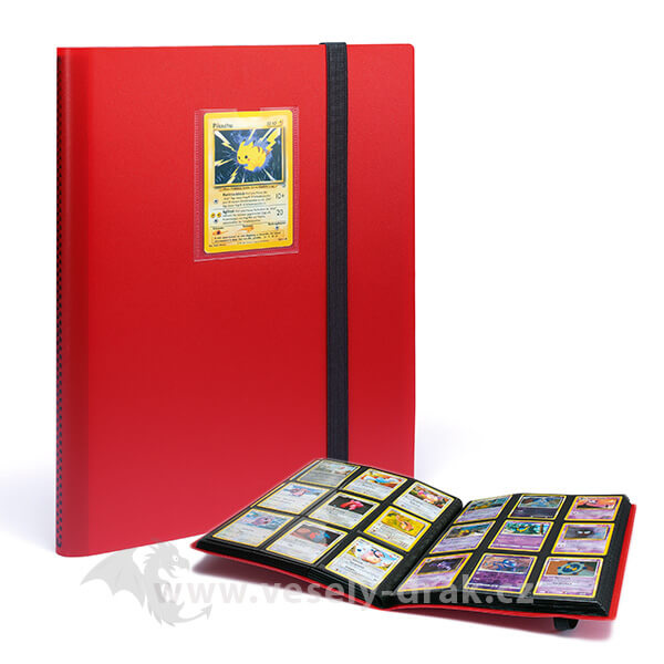 Album na karty Leuchtturm TCG 9-Pocket na 360 karet Slim Red