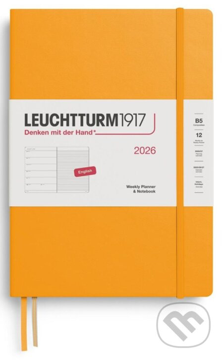 Weekly Planner & Notebook 2026 Composition (B5) Rising Sun