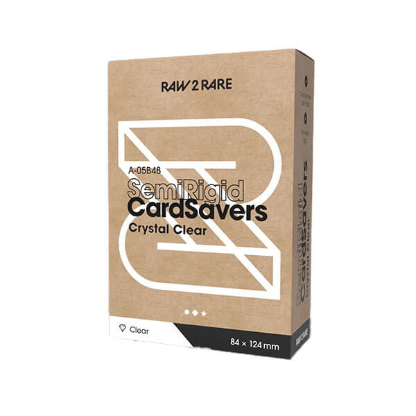 Raw2Rare Semi Rigid Card Saver ochranný obal na karty, 48 ks čirý