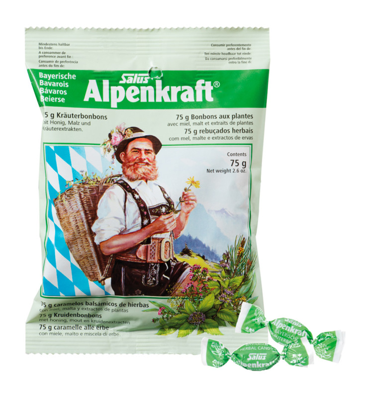 Salus Alpenkraft bylinné bonbony 75 g