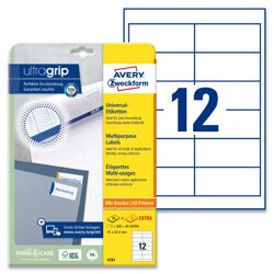 Avery Zweckform - univerzální etikety - 97,0×42,3 mm, 360 etiket