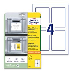Avery Zweckform - etikety pro průmyslové boxy - 120 x 80 mm, 20 etiket