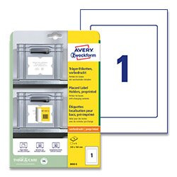 Avery Zweckform - etikety pro průmyslové boxy - 220 x 160 mm, 5 etiket