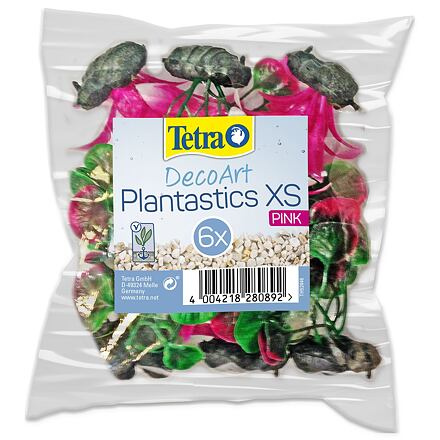 Rostliny TETRA DecoArt Plantastics XS růžové 6 ks