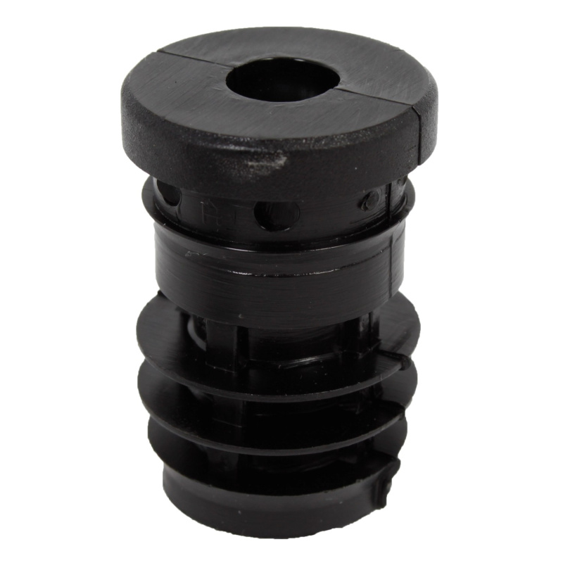 Závitová záslepka pro kruhovou trubku černá závit M8 25 x 25 mm