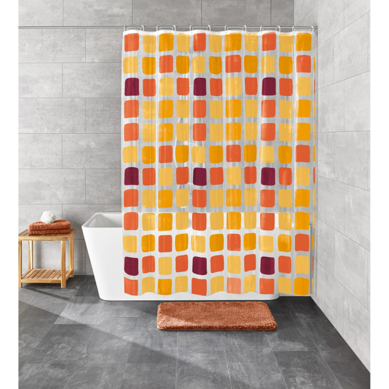 Kleine Wolke Sprchový závěs Sonny žlutý 180 x 200 cm