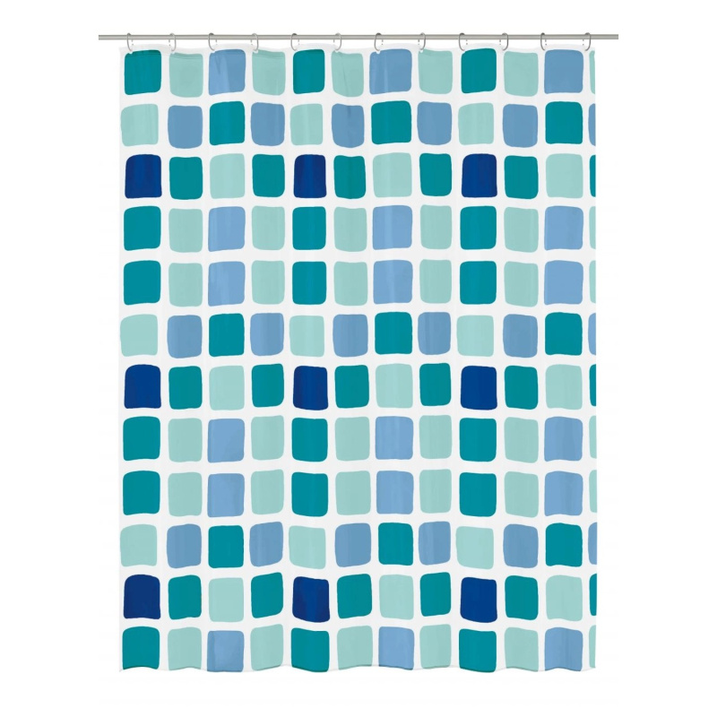 Kleine Wolke Sprchový závěs Sonny modrý 180 x 200 cm