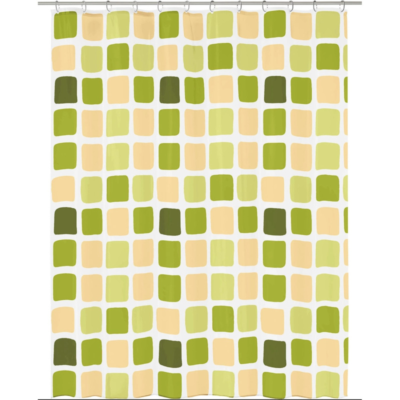 Kleine Wolke Sprchový závěs Sonny zelený 180 x 200 cm
