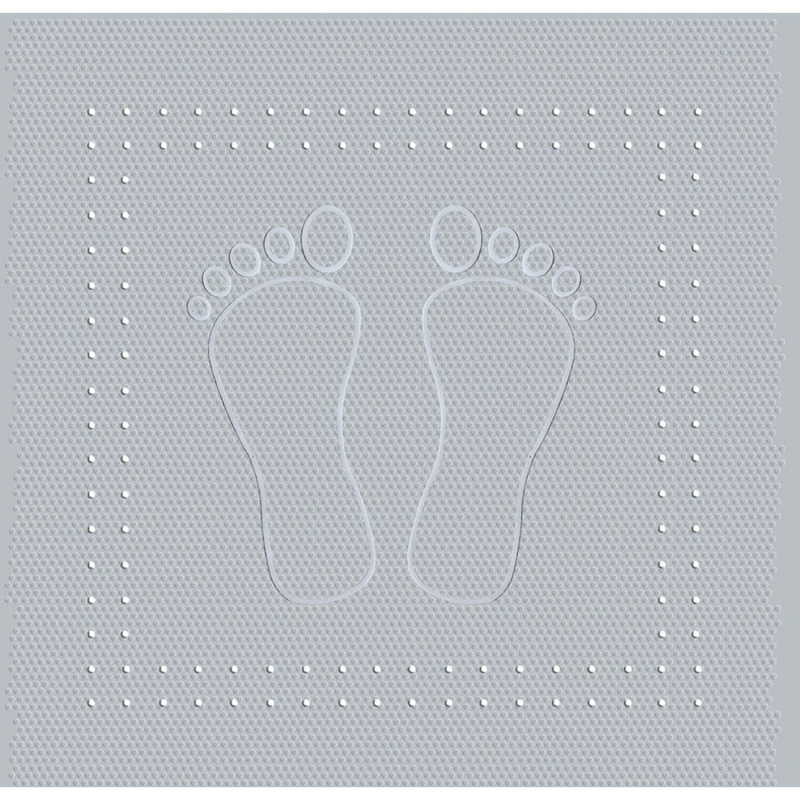 Kleine Wolke Foot protiskluzová podložka do vany šedá 36x72 cm 4 388 189 005