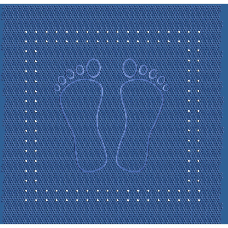 Kleine Wolke Foot protiskluzová podložka do vany modrá 36x72 cm 4 388 720 005