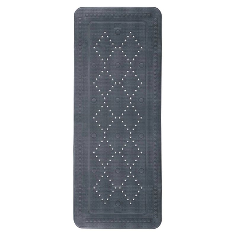 Kleine Wolke Protiskluzová podložka do vany Arosa antracitová 36 x 92 cm