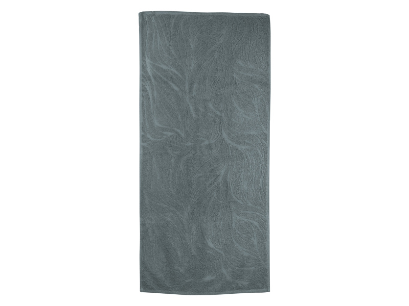 Kleine Wolke Froté ručník, 50 x 100 cm, 500 g/m2 (šedá květinová)