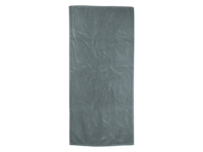 Kleine Wolke Froté osuška, 70 x 140 cm, 500 g/m2 (šedá květinová)