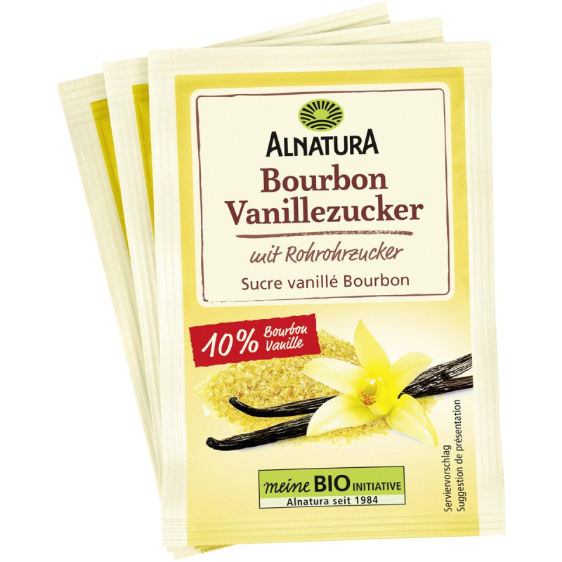 Alnatura BIO Bourbon vanilkový cukr, 3x8g