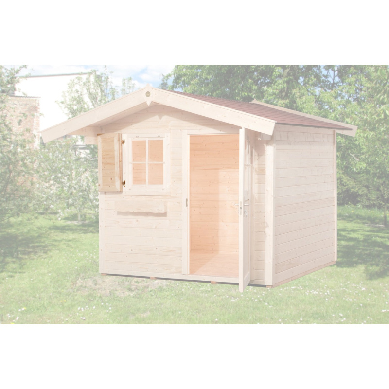 Weka Okenice pro okna zahradního domku, přírodní, 69 x 79 cm, 1 ks