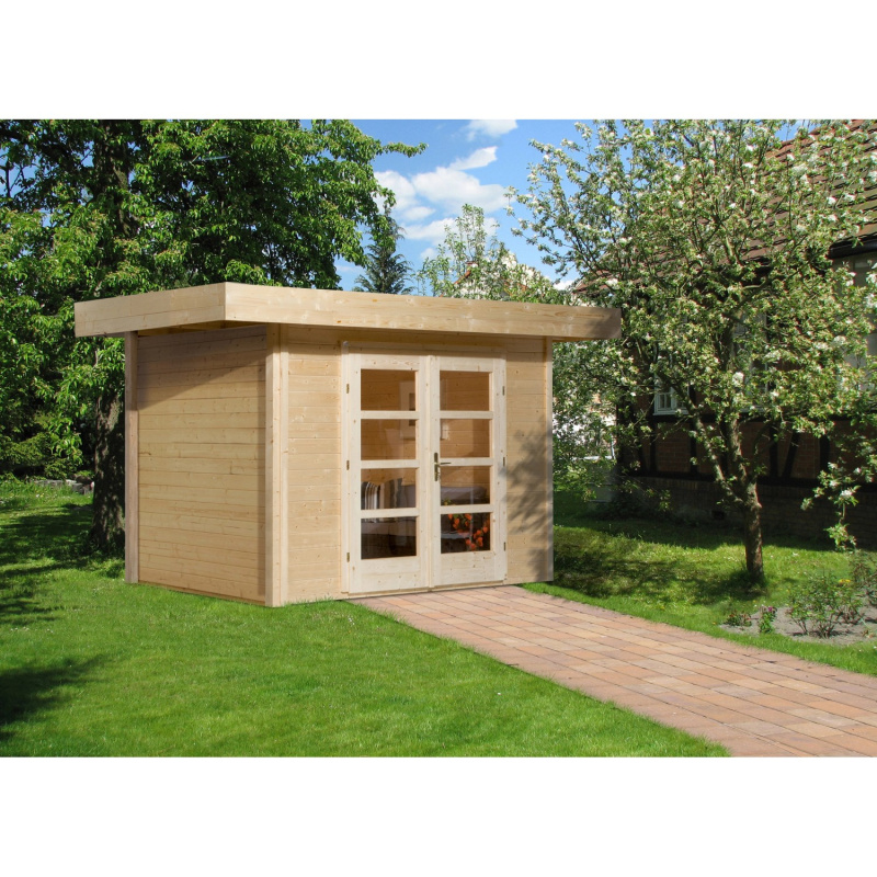 Weka Designový zahradní domek 126 vel. 1, přírodní, 295 x 211 cm