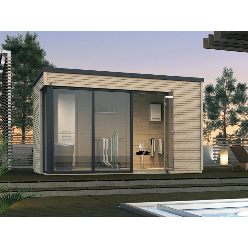 Weka Designový dřevěný zahradní domek Cubilis A 380 x 300 cm