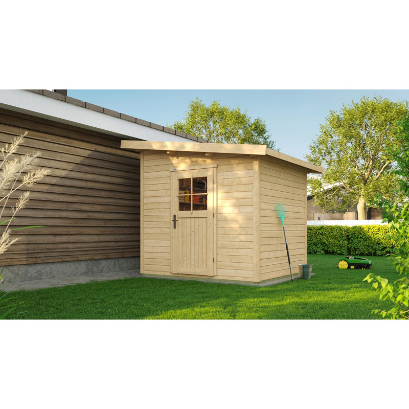 Weka Dřevěný zahradní domek 260 vel. 1, přírodní, 241 x 205 cm