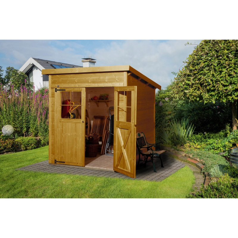 Weka Dřevěný zahradní domek 325 vel. 1, lakovaný, 222 x 148 cm