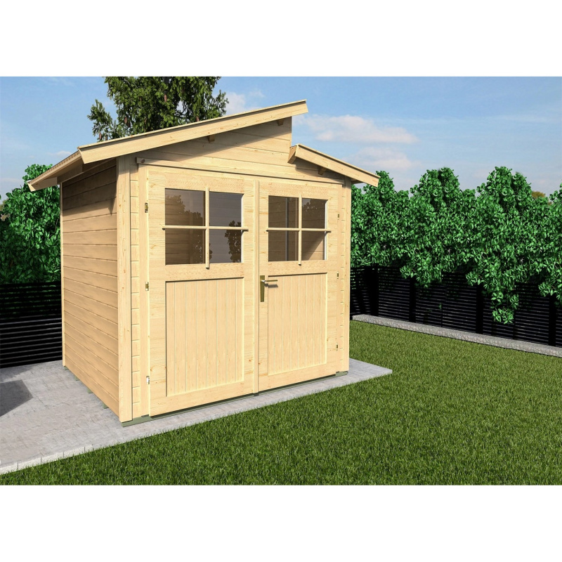 Weka Zahradní domek 226 vel.2 přírodní, 235 x 239 cm