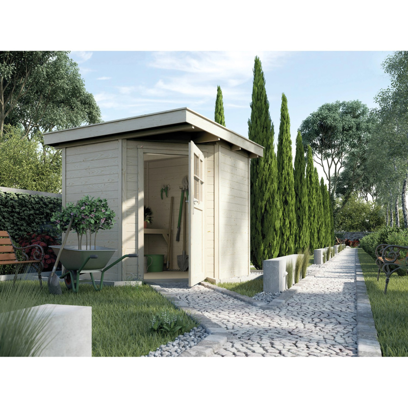 Weka Dřevěný zahradní domek Angolo A, přírodní, 209 x 205 cm