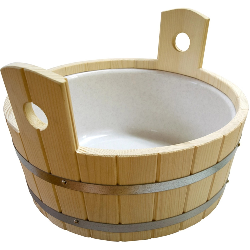 Weka Vědro na nohy smrkové dřevo přírodní pr. 37 cm
