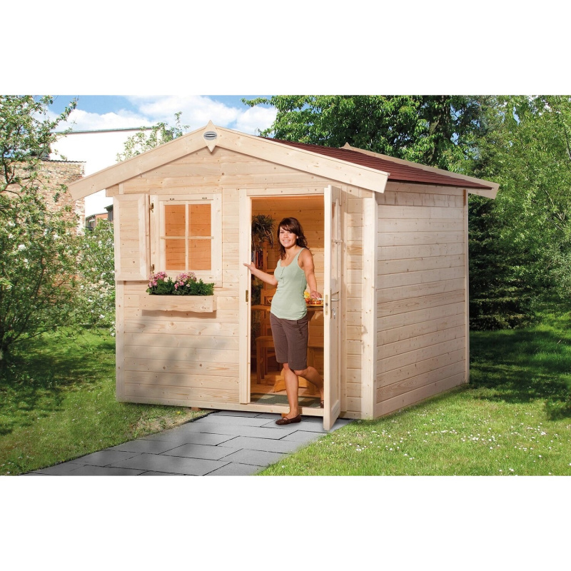 OBI Dřevěný zahradní domek Bozen B 240 x 235 cm