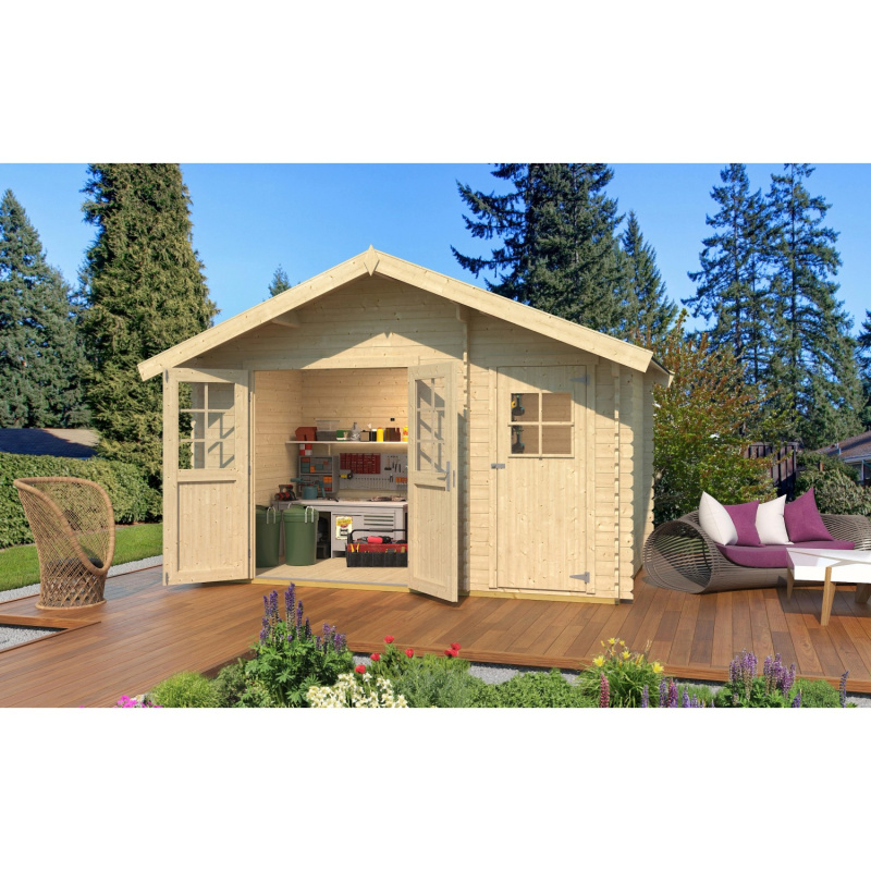 Weka Dřevěný zahradní domek Brixen 370 x 200 cm
