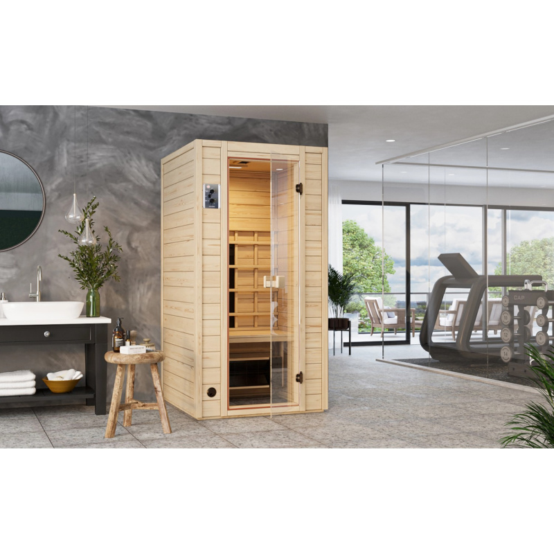 Weka Infračervená kabina Vaala 1 se 4 tyčovými zářiči 102 x 100 cm