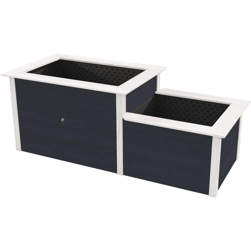 Weka Dvoupatrový vyvýšený záhon 669 A, antracitová, 205 x 79 x 81 cm