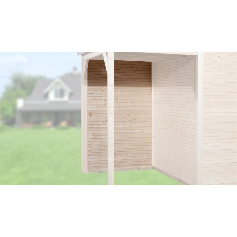 Weka Zadní stěna pro designový domek WekaLine 172, přírodní, 150 cm