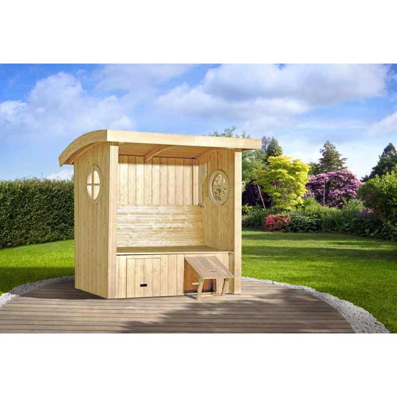 Weka Kryté zahradní posezení Merano přírodní 171 x 93 cm