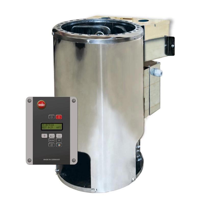 Weka Sada saunových kamen č. 5, 3,6 kW BioS 230 V, vč. přip. kabelu