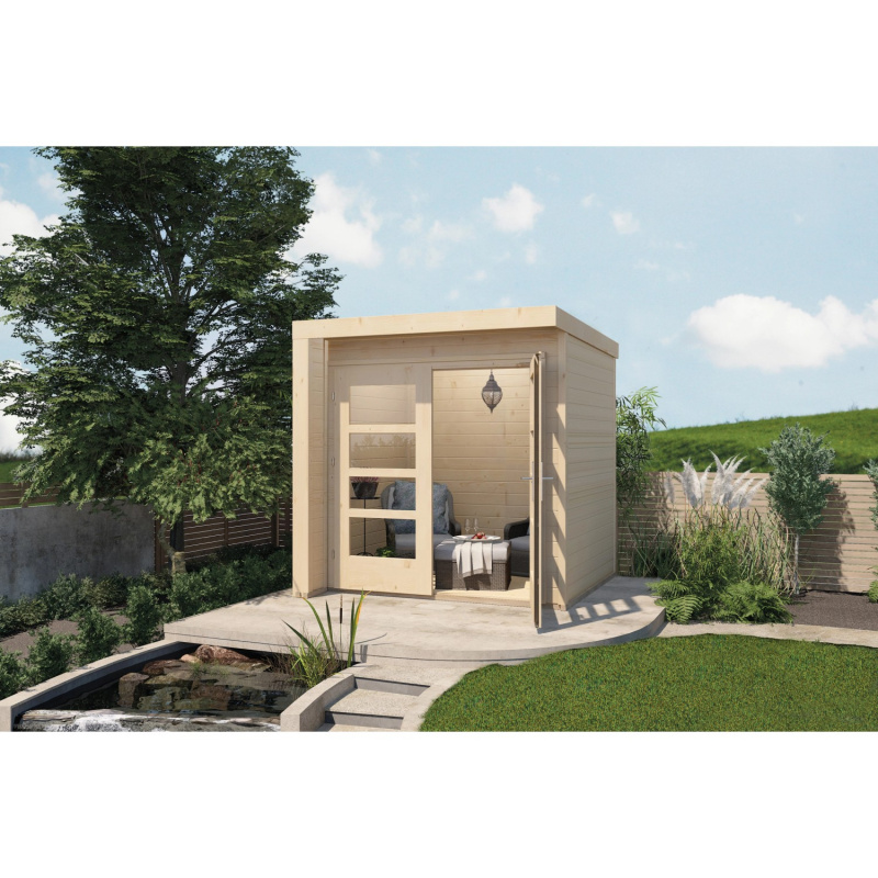 Weka Designový zahradní domek 262 A, přírodní, 209 x 205 cm
