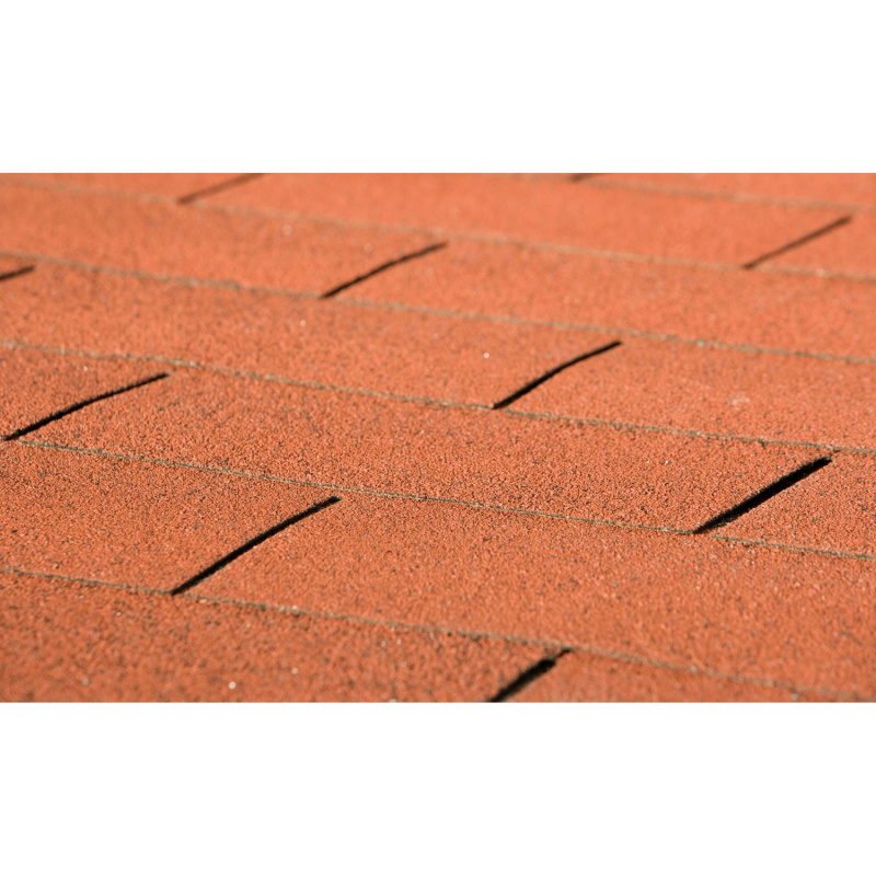 Weka Střešní šindele obdélníkové, červená, 3 m2