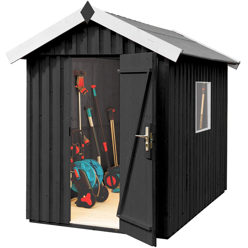 Weka Švédský zahradní domek 348 vel. 1, antracitová, 162 x 168 cm
