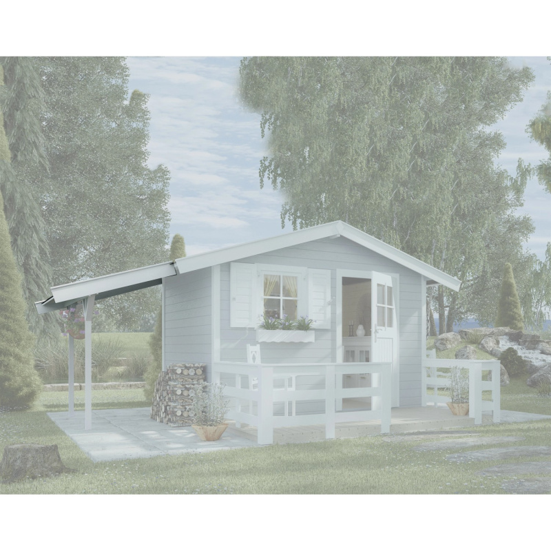 Weka Pultová střecha pro zahradní domky 19 a 21 mm, bílá, 86 x 200 cm