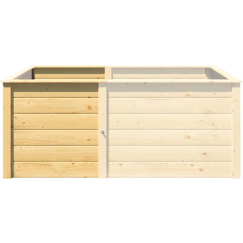 Weka Doplňkový modul pro modulární vyvýšený záhon, přírodní, 69 x 69 x 71 cm