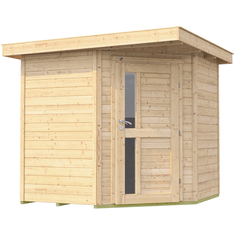 Weka Zahradní domek 229 A, vel. 1, přírodní, 244 x 244 x 217 cm