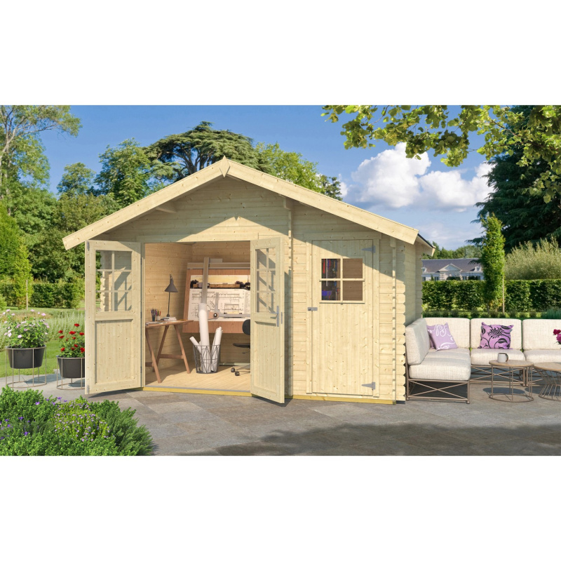 Weka Dřevěný zahradní domek Brixen 2 370 x 250 cm