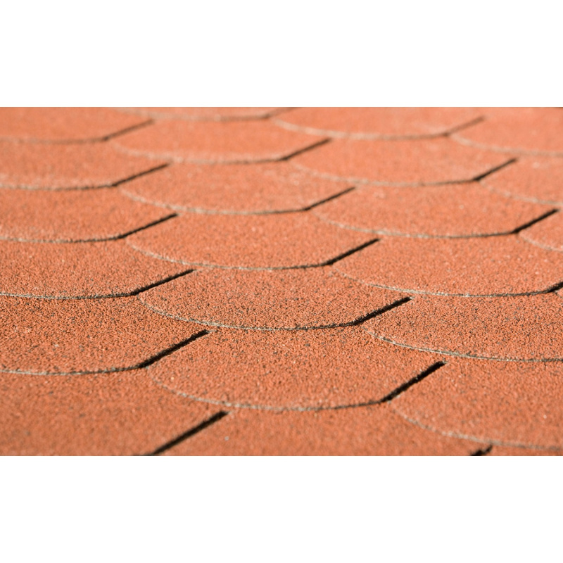 Weka Střešní šindele bobrovka, červená, 3 m2