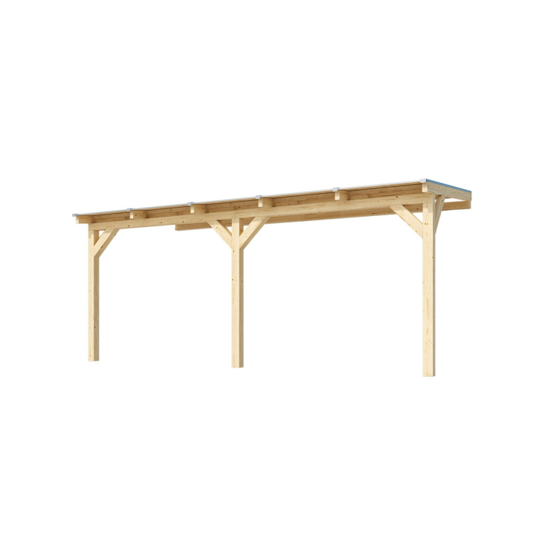 Weka Zastřešení terasy 672 vel. 2, přírodní, 541 x 275 cm